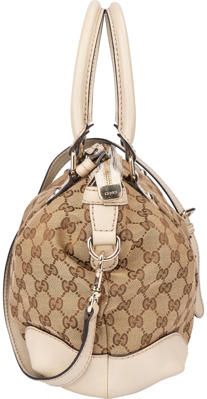Gucci Gucci GG Monogram Sukey Handbag Bruin