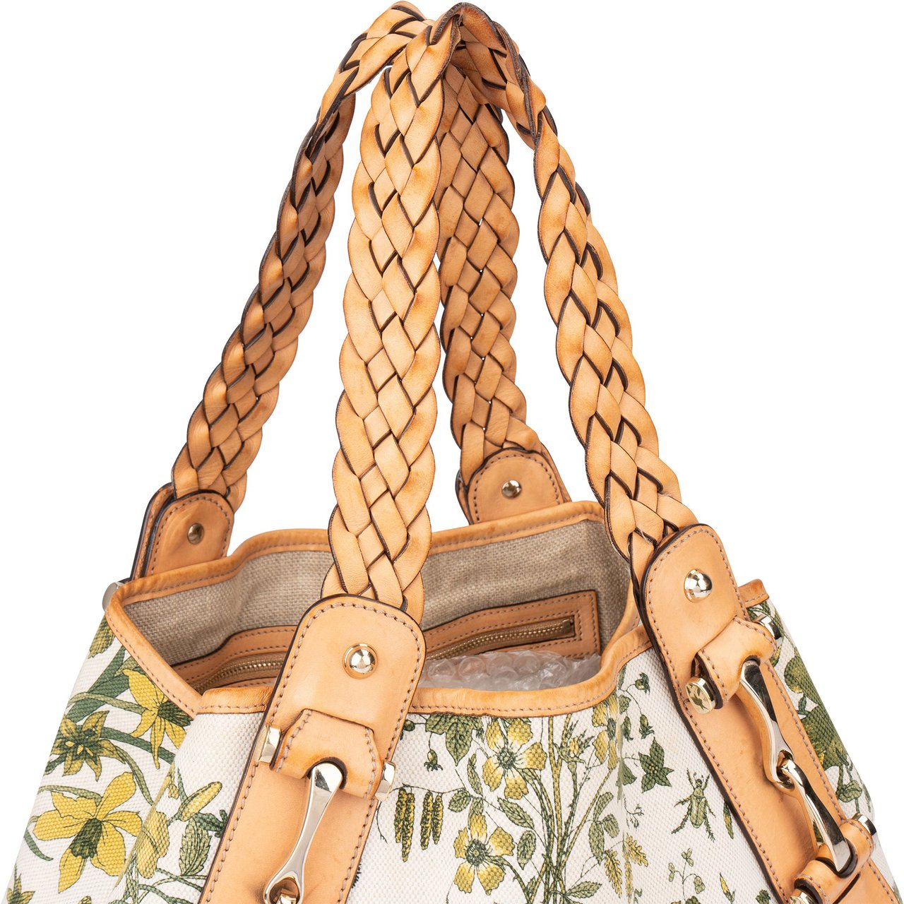 Gucci Gucci Limited Floral Pelham Handbag Wit