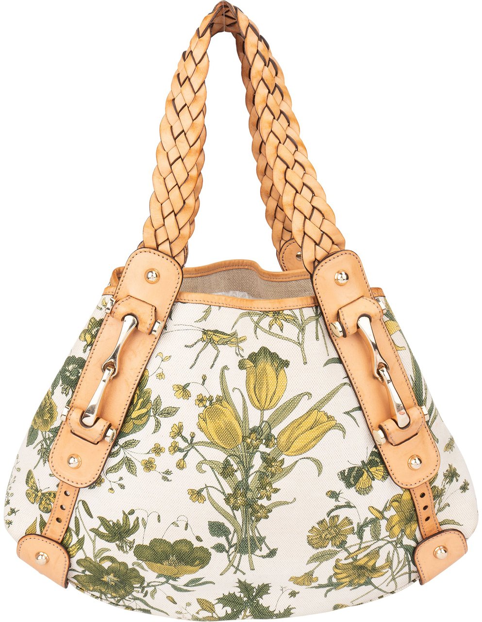 Gucci Gucci Limited Floral Pelham Handbag Wit