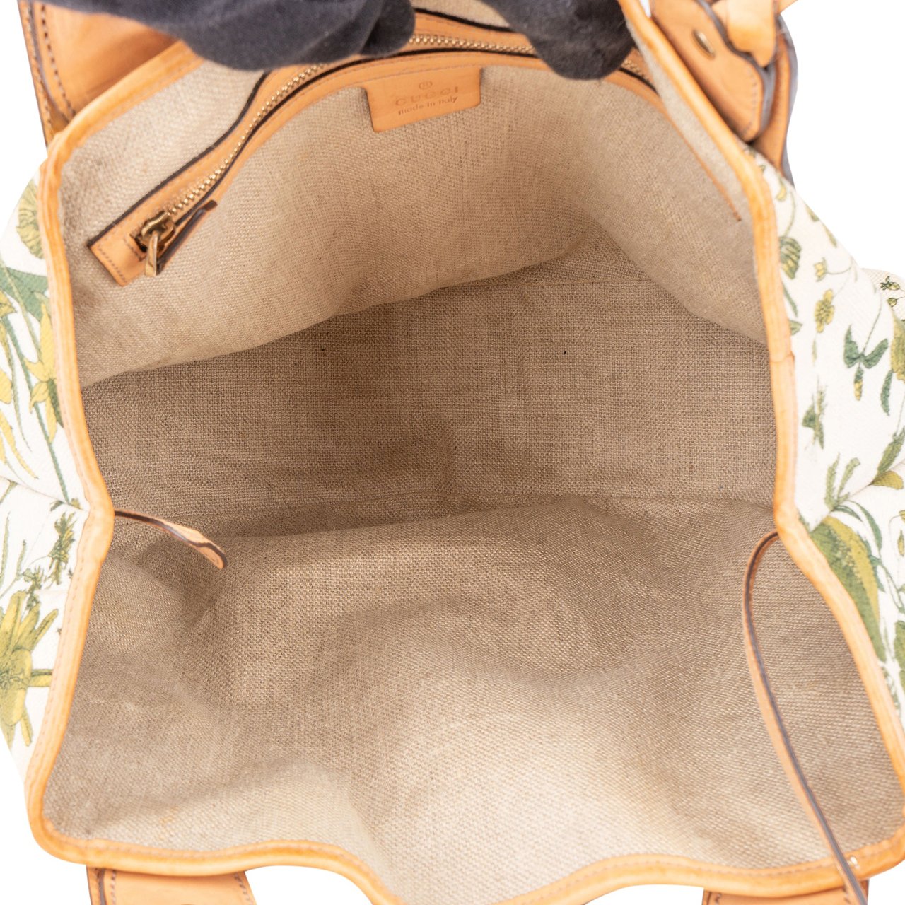 Gucci Gucci Limited Floral Pelham Handbag Wit