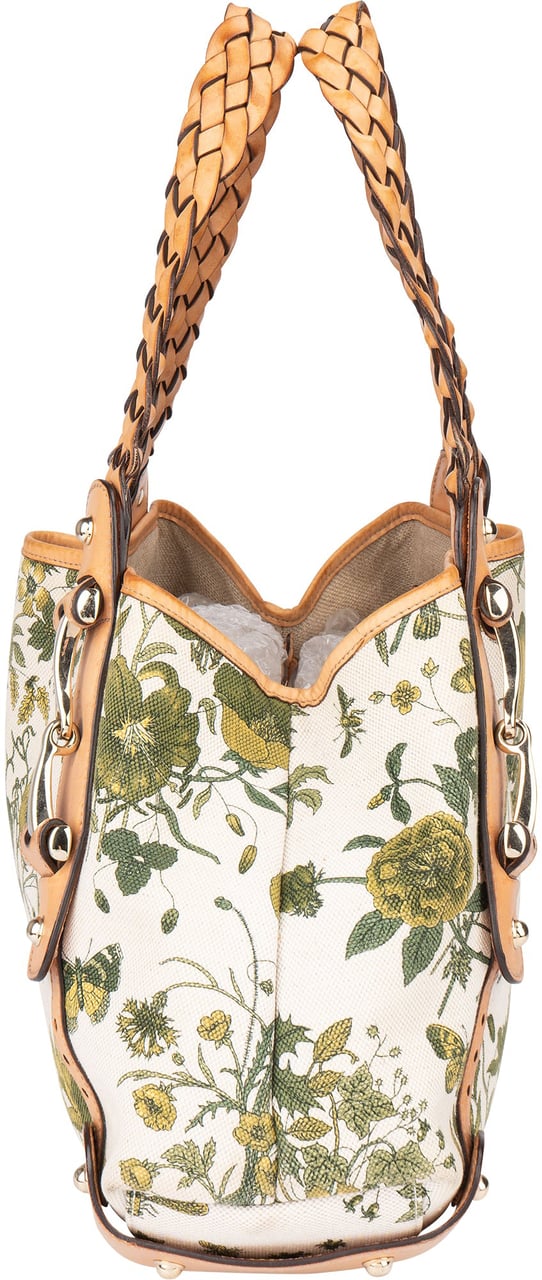 Gucci Gucci Limited Floral Pelham Handbag Wit