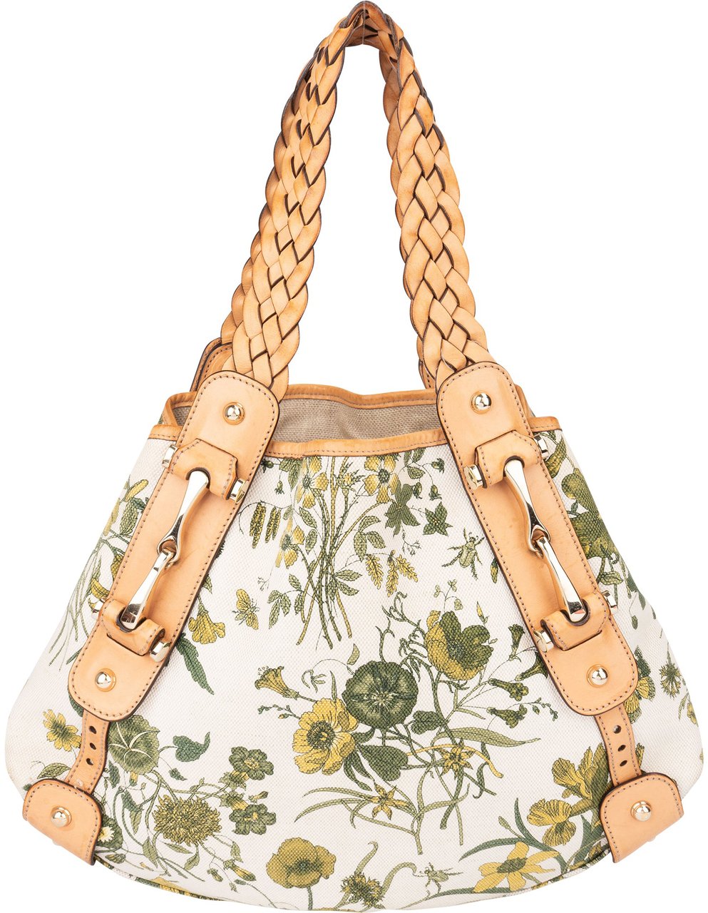 Gucci Gucci Limited Floral Pelham Handbag Wit