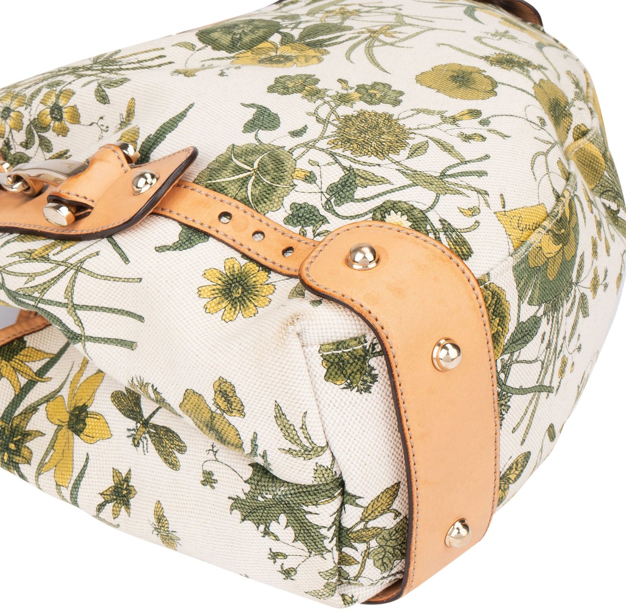 Gucci Gucci Limited Floral Pelham Handbag Wit