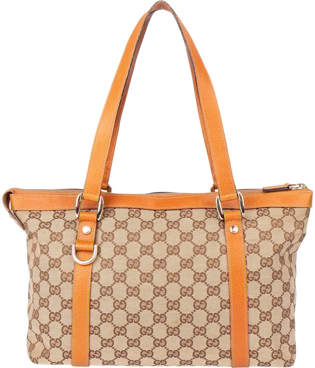 Gucci Gucci GG Monogram Abbey Handbag Bruin