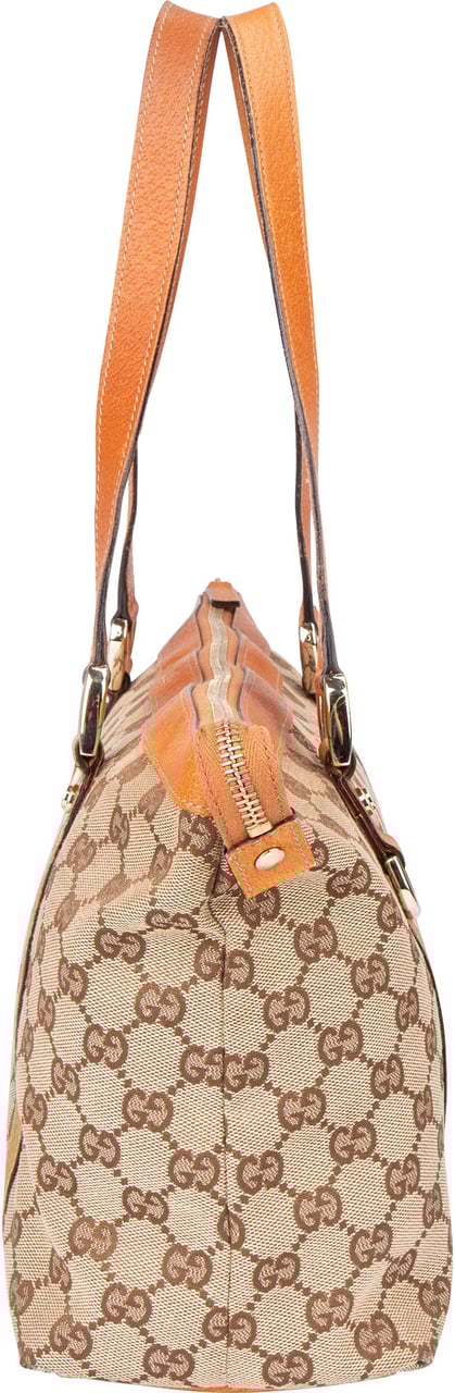 Gucci Gucci GG Monogram Abbey Handbag Bruin