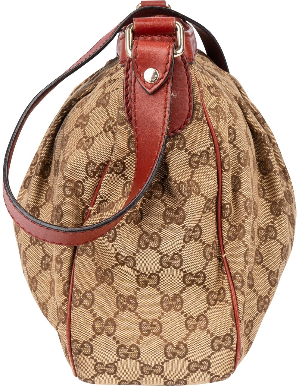 Gucci GG Monogram Sukey Crossbody Bag Bruin