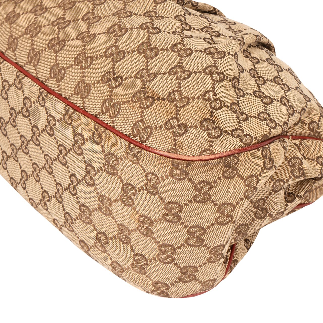 Gucci GG Monogram Sukey Crossbody Bag Bruin