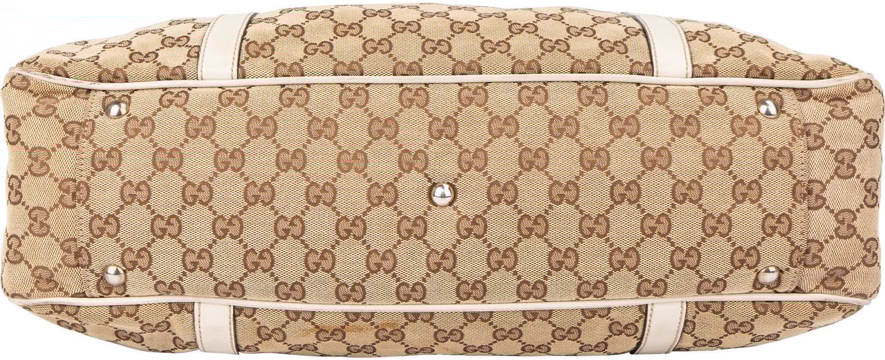 Gucci Gucci Monogram Twin GG Monogram Handbag Bruin