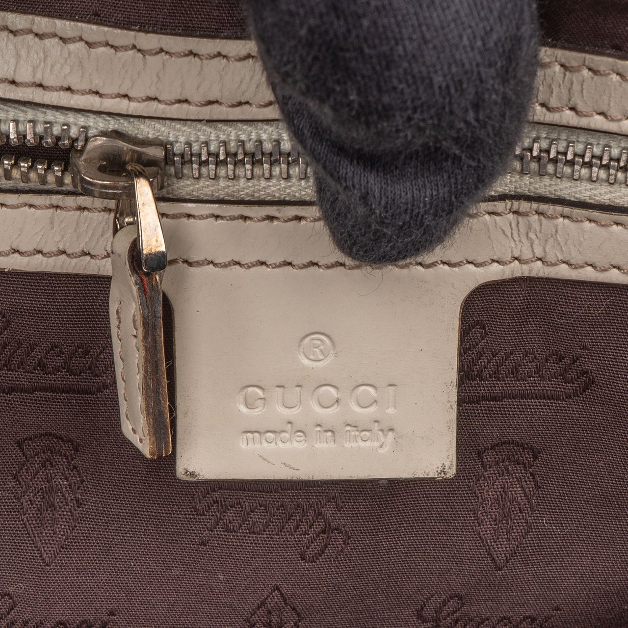 Gucci Gucci Monogram Twin GG Monogram Handbag Bruin