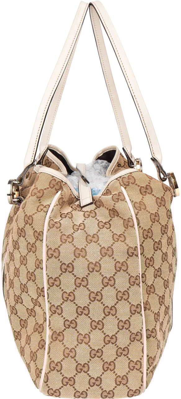 Gucci Gucci Monogram Twin GG Monogram Handbag Bruin