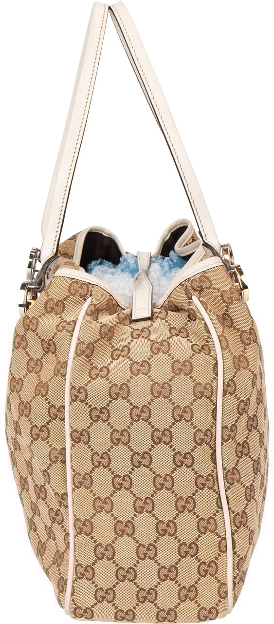 Gucci Gucci Monogram Twin GG Monogram Handbag Bruin