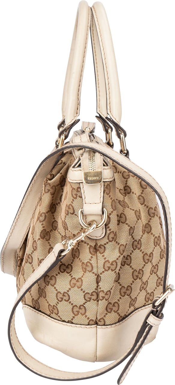 Gucci Gucci GG Monogram Sukey Handbag Bruin