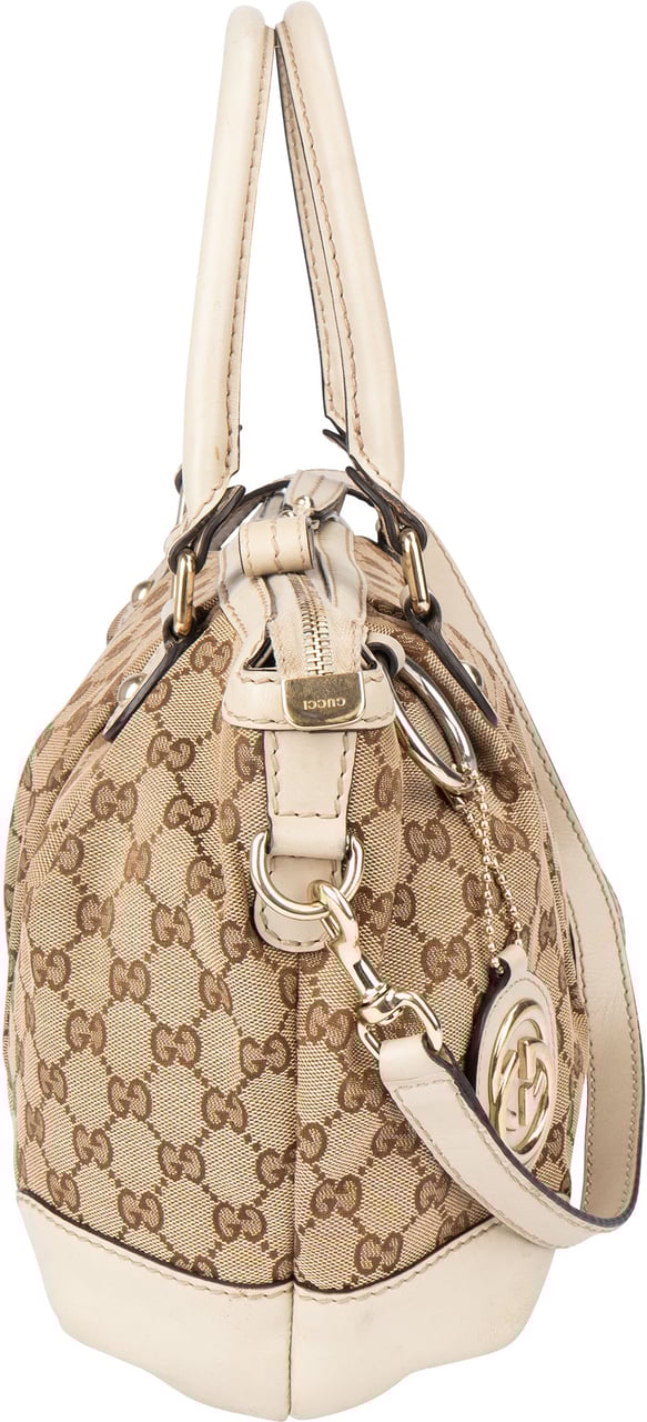 Gucci Gucci GG Monogram Sukey Handbag Bruin