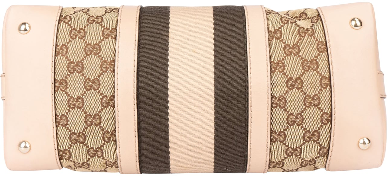 Gucci GG Monogram Sherry Line Monogram Handbag Bruin