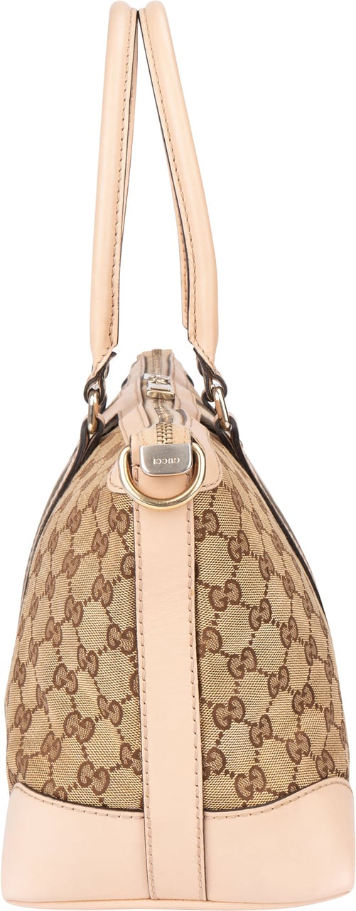 Gucci GG Monogram Sherry Line Monogram Handbag Bruin