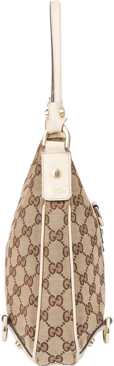 Gucci Gucci GG Monogram Abbey Handbag Bruin