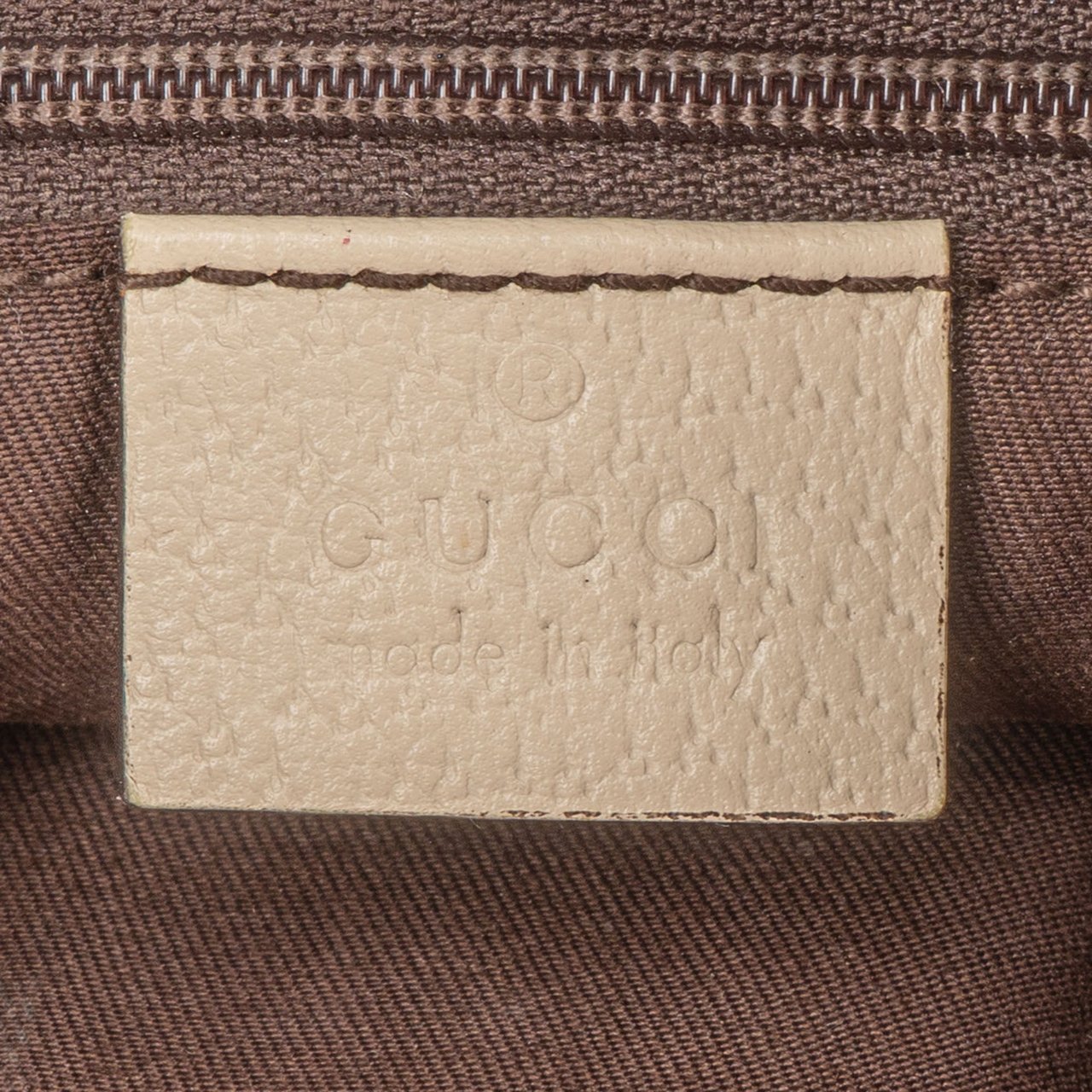 Gucci Gucci GG Monogram Abbey Handbag Bruin