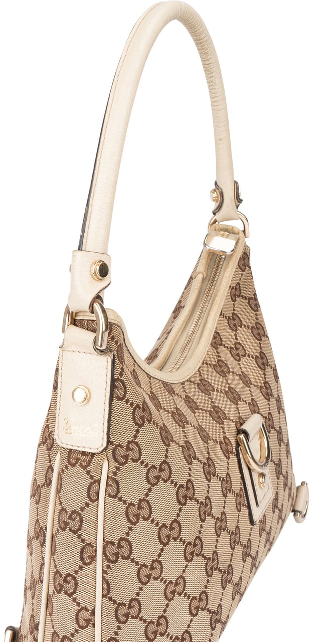 Gucci Gucci GG Monogram Abbey Handbag Bruin