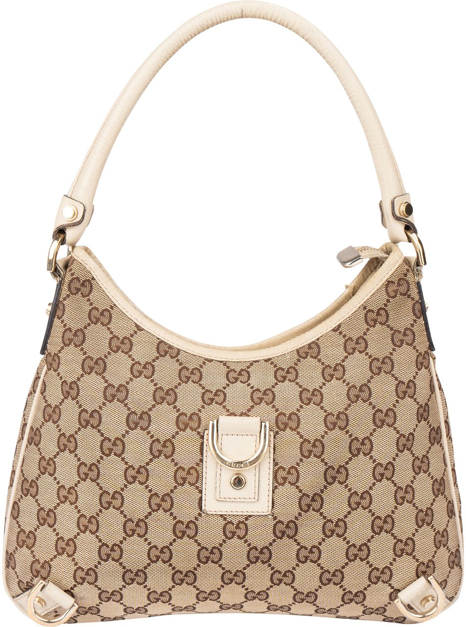 Gucci GG Monogram Abbey Handbag Bruin