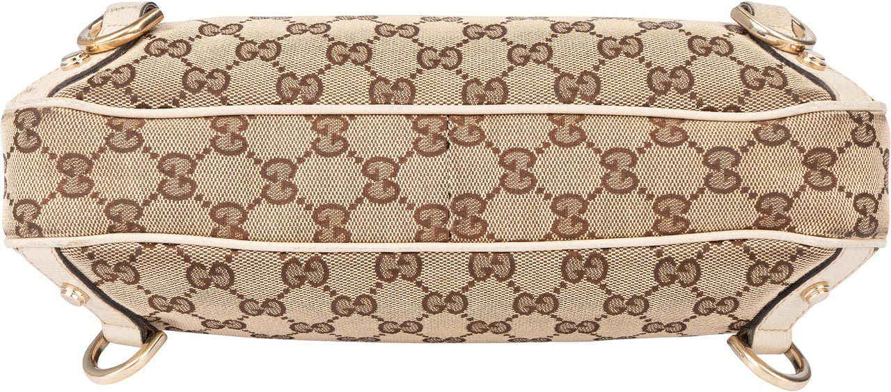 Gucci GG Monogram Abbey Handbag Bruin
