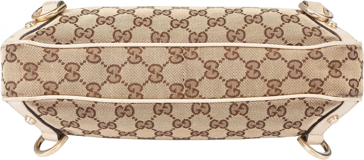 Gucci Gucci GG Monogram Abbey Handbag Bruin