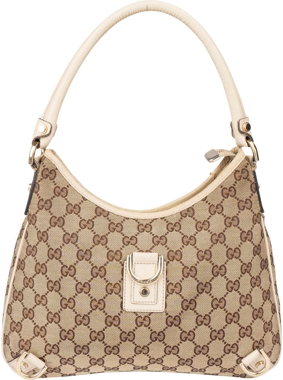 Gucci Gucci GG Monogram Abbey Handbag Bruin