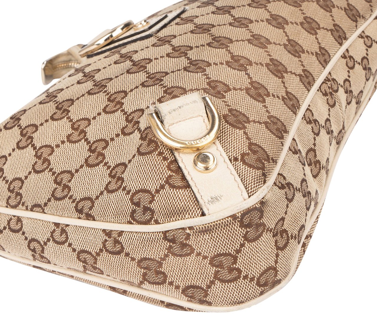 Gucci Gucci GG Monogram Abbey Handbag Bruin
