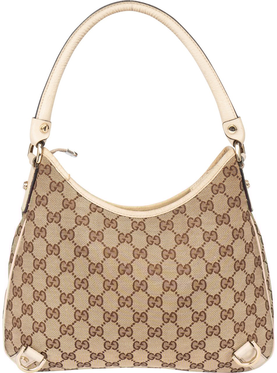 Gucci Gucci GG Monogram Abbey Handbag Bruin