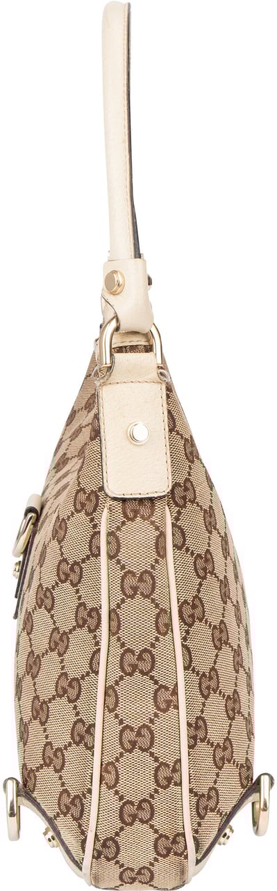 Gucci Gucci GG Monogram Abbey Handbag Bruin