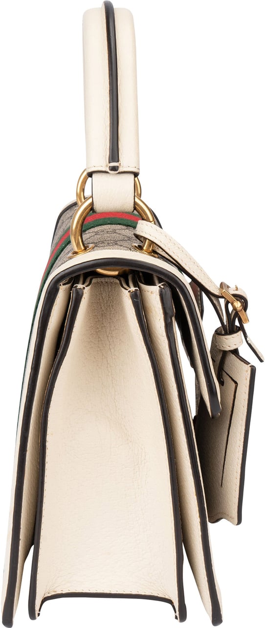 Gucci Gucci GG Supreme Monogram Queen Margaret Handbag Bruin