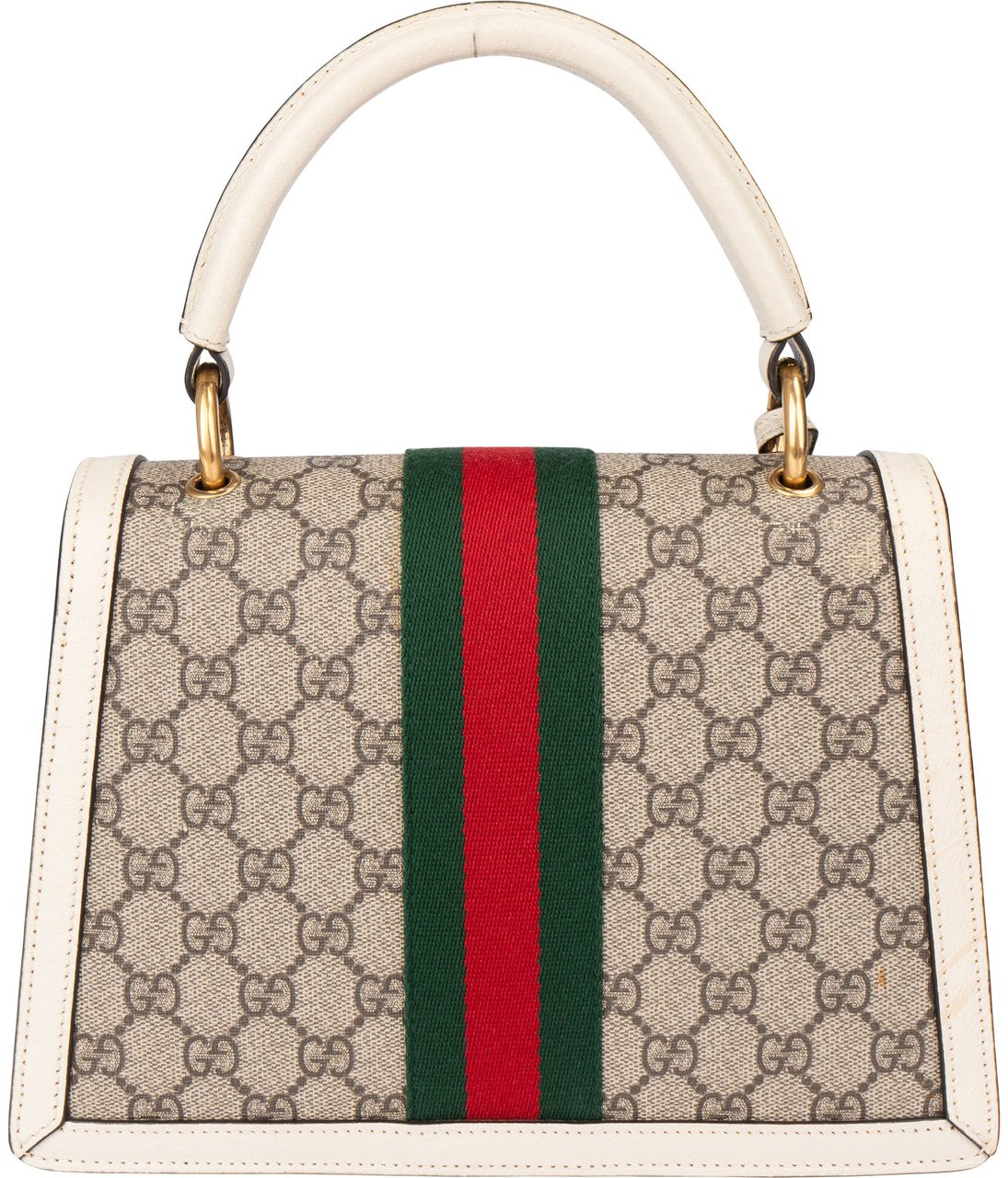 Gucci Gucci GG Supreme Monogram Queen Margaret Handbag Bruin