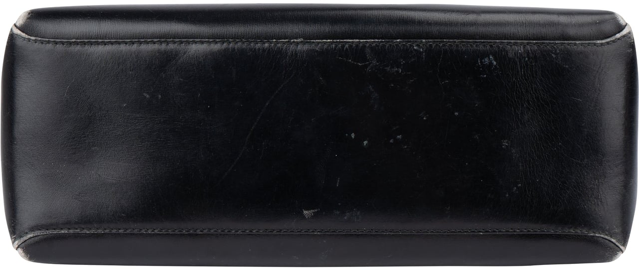 Gucci Black Leather G Handbag Zwart