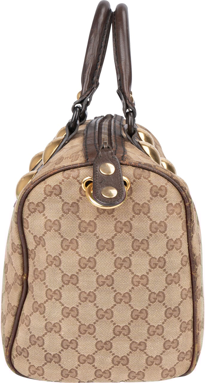 Gucci Gucci GG Monogram Hysteria Handbag Bruin