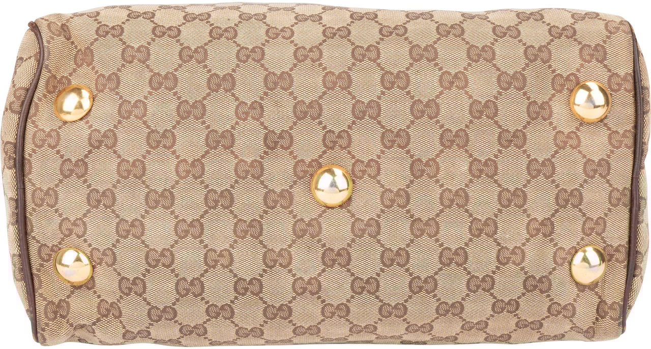 Gucci Gucci GG Monogram Hysteria Handbag Bruin