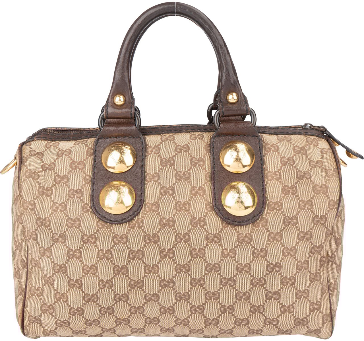Gucci Gucci GG Monogram Hysteria Handbag Bruin