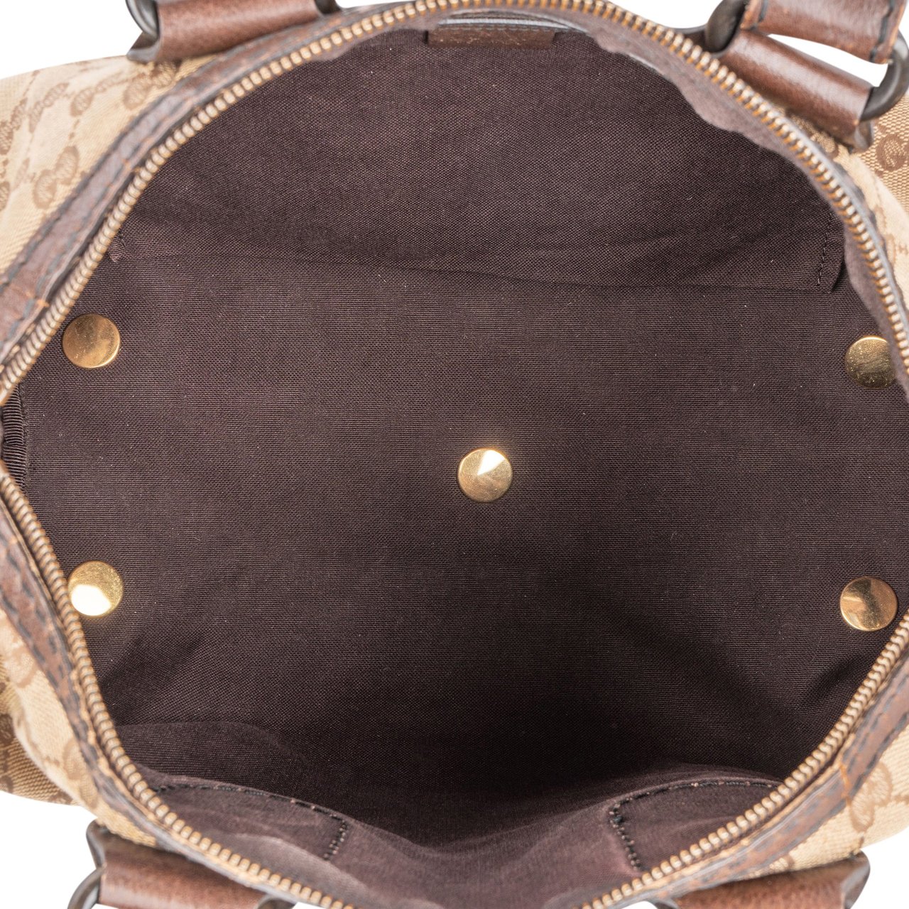 Gucci Gucci GG Monogram Hysteria Handbag Bruin