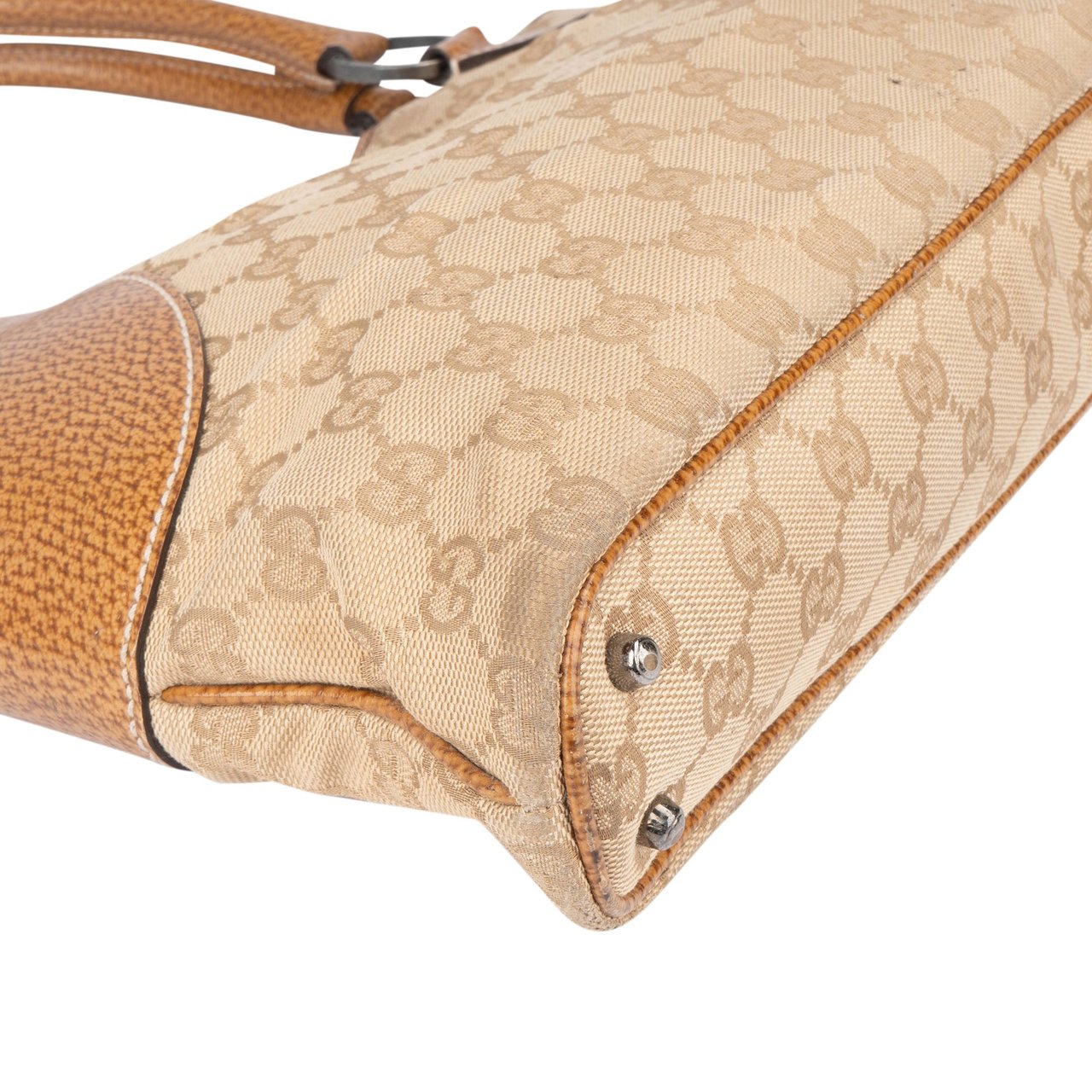 Gucci Gucci GG Monogram Handbag Bruin