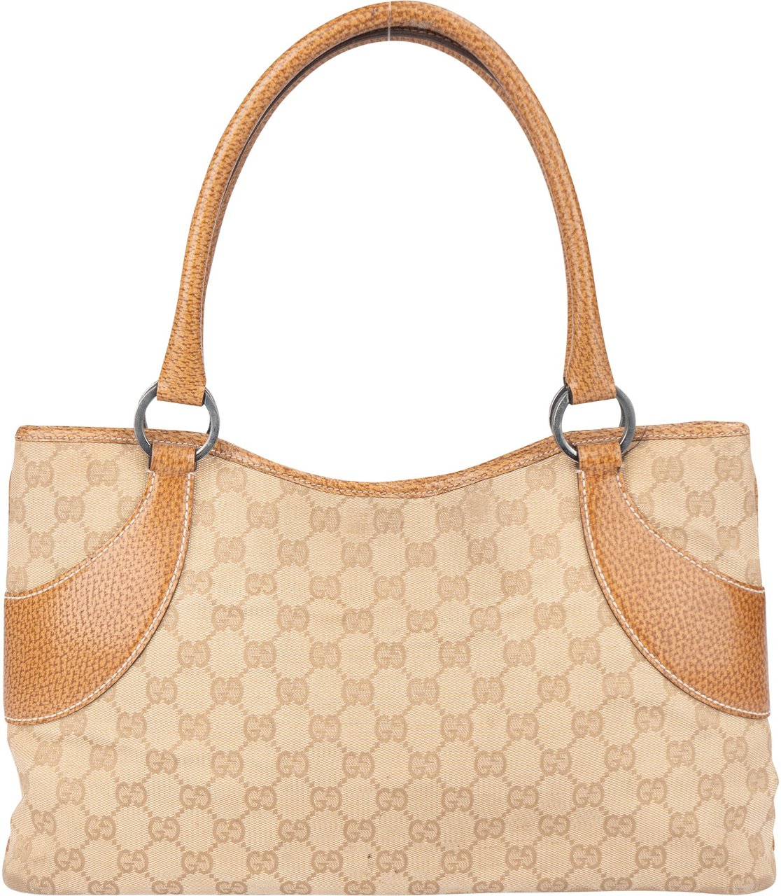 Gucci Gucci GG Monogram Handbag Bruin