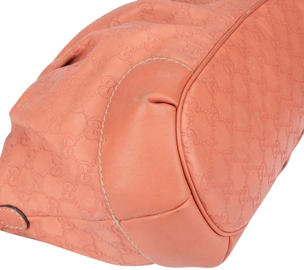 Gucci Gucci Leather GG Monogram Sukey Handbag Oranje