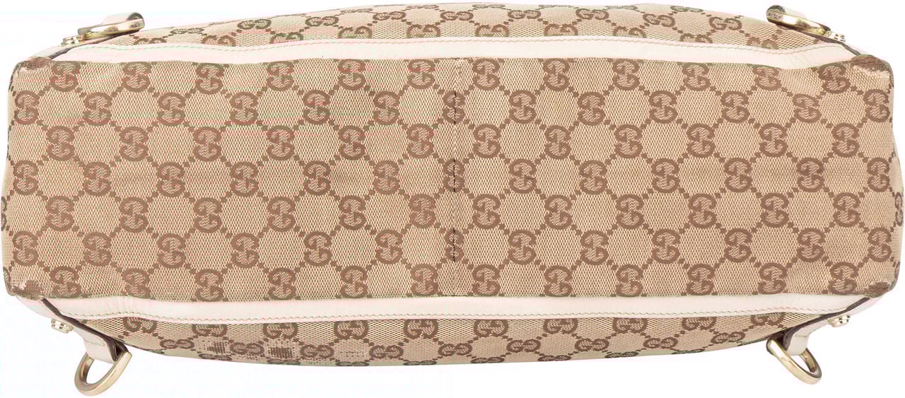 Gucci Gucci GG Monogram Abbey Handbag Bruin