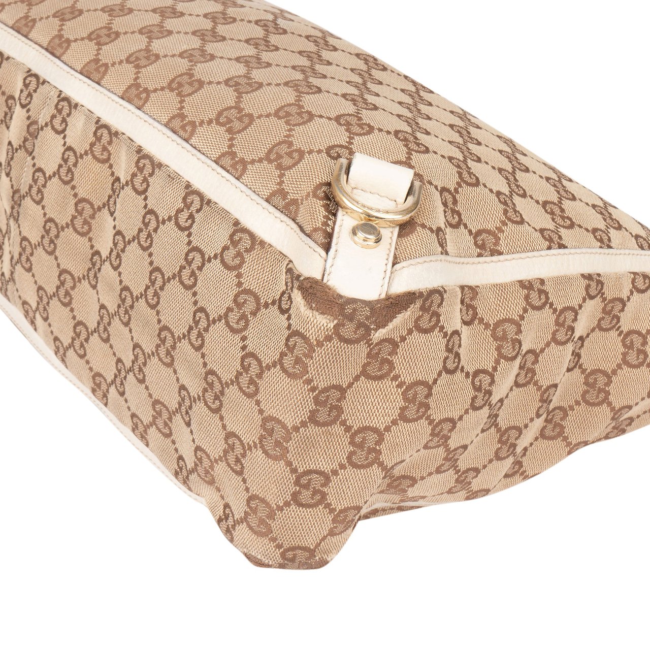 Gucci Gucci GG Monogram Abbey Handbag Bruin