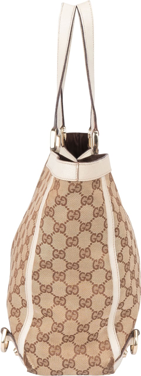 Gucci Gucci GG Monogram Abbey Handbag Bruin
