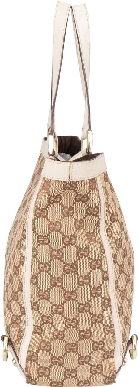 Gucci Gucci GG Monogram Abbey Handbag Bruin