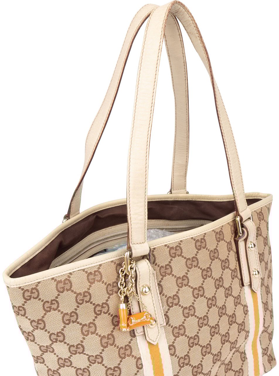 Gucci Gucci GG Monogram Jolicoeur Handbag Bruin