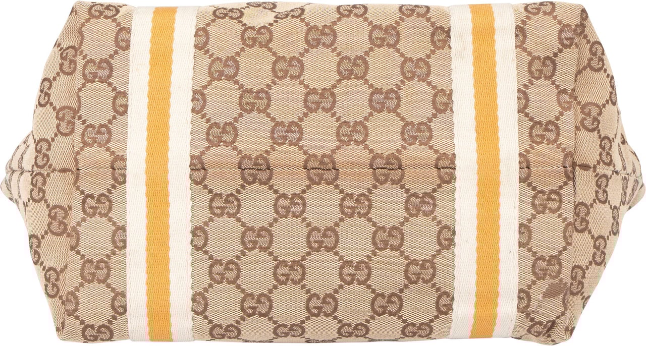 Gucci Gucci GG Monogram Jolicoeur Handbag Bruin