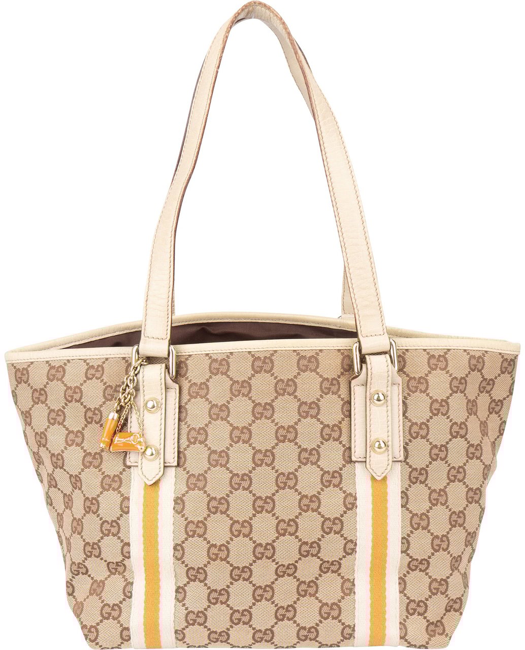 Gucci Gucci GG Monogram Jolicoeur Handbag Bruin