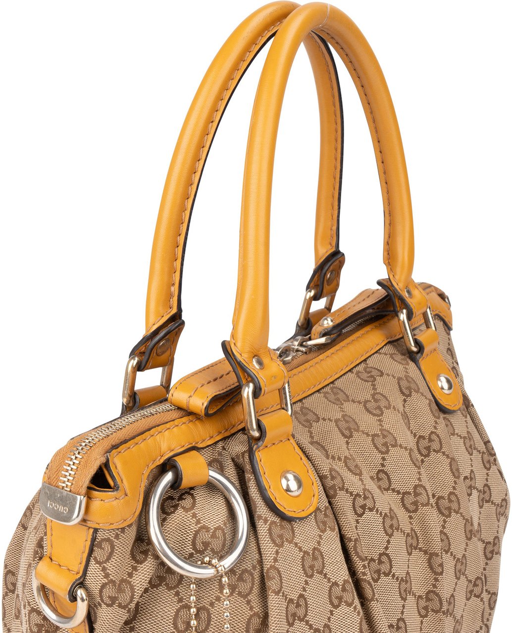 Gucci Gucci GG Monogram Sukey Handbag Bruin
