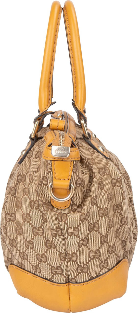 Gucci Gucci GG Monogram Sukey Handbag Bruin