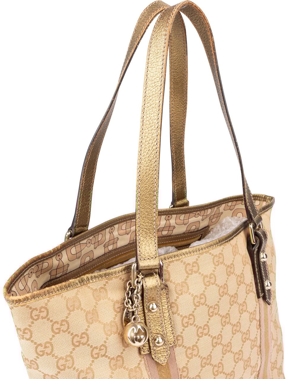Gucci Gucci GG Monorgam Jolicoeur Handbag Beige