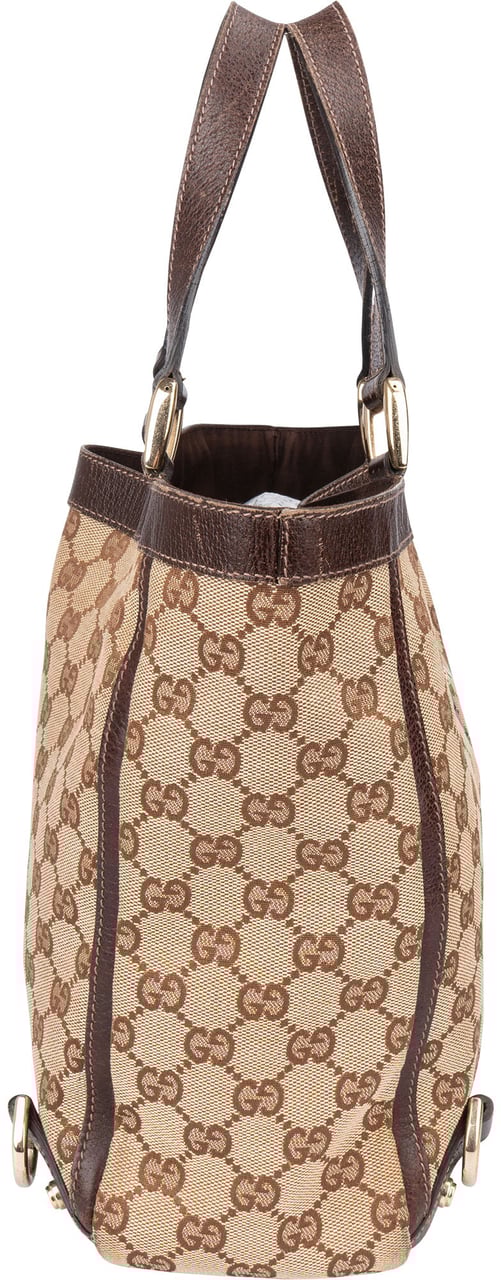 Gucci Gucci GG Monogram Abbey Handbag Bruin